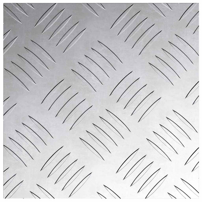 Plăci cu tablouri 4 pcs Argintiu 20 x 20 cm Aluminiu - WALTI WALTI