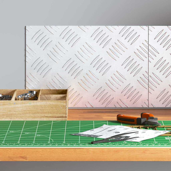 Plăci cu tablouri 2 pcs Argintiu 30 x 20 cm Aluminiu - WALTI WALTI