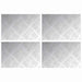 Plăci cu tablouri 4 pcs Argintiu 30 x 20 cm Aluminiu - WALTI WALTI