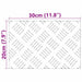 Plăci cu tablouri 4 pcs Argintiu 30 x 20 cm Aluminiu - WALTI WALTI