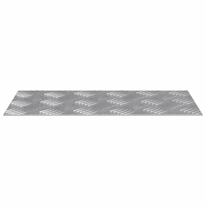 Plăci cu tablouri 4 pcs Argintiu 40 x 20 cm Aluminiu - WALTI WALTI
