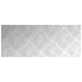 Plăci cu tablouri 2 pcs Argintiu 50 x 20 cm Aluminiu - WALTI WALTI