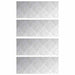Plăci cu tablouri 4 pcs Argintiu 50 x 20 cm Aluminiu - WALTI WALTI