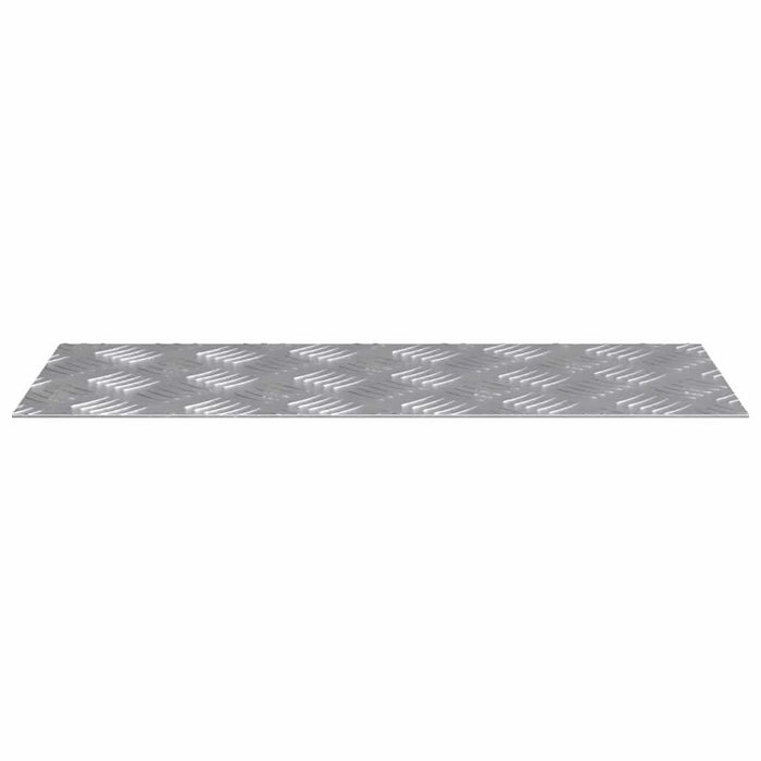 Plăci cu tablouri 4 pcs Argintiu 50 x 20 cm Aluminiu - WALTI WALTI