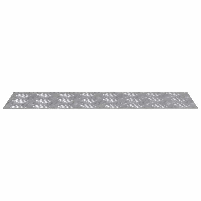Plăci cu tablouri 4 pcs Argintiu 60 x 20 cm Aluminiu - WALTI WALTI