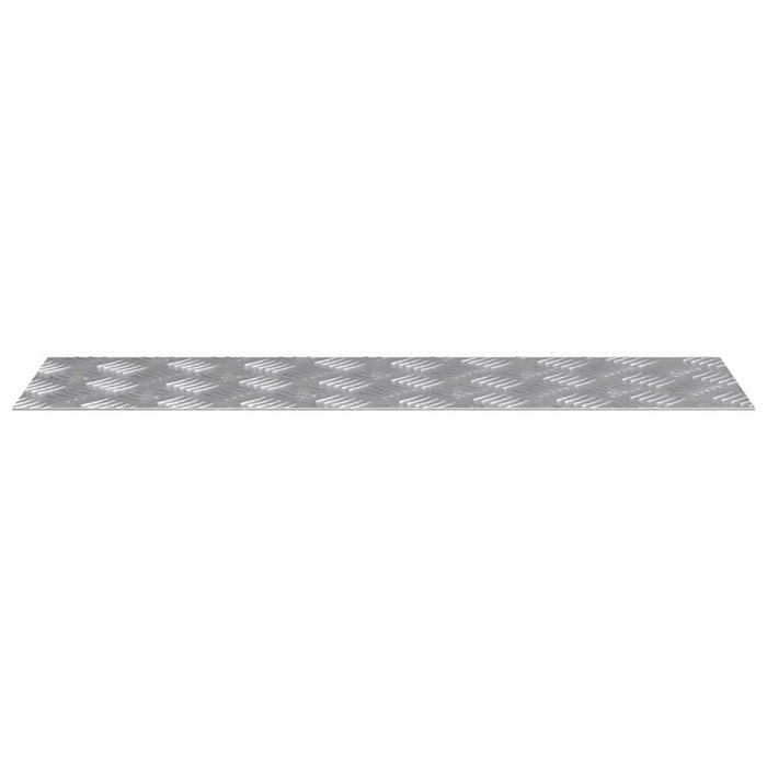 Plăci cu tablouri 4 pcs Argintiu 70 x 20 cm Aluminiu - WALTI WALTI