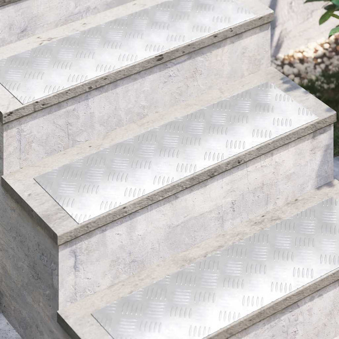 Plăci cu tablouri 2 pcs Argintiu 70 x 20 cm Aluminiu - WALTI WALTI