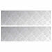 Plăci cu tablouri 2 pcs Argintiu 70 x 20 cm Aluminiu - WALTI WALTI