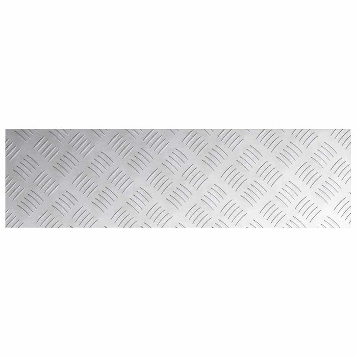 Plăci cu tablouri 2 pcs Argintiu 70 x 20 cm Aluminiu - WALTI WALTI