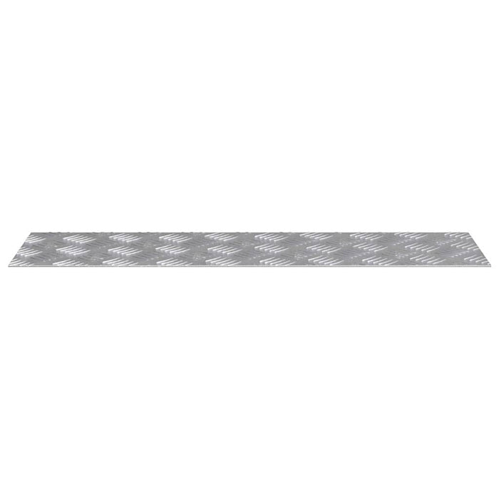 Plăci cu tablouri 4 pcs Argintiu 70 x 20 cm Aluminiu - WALTI WALTI