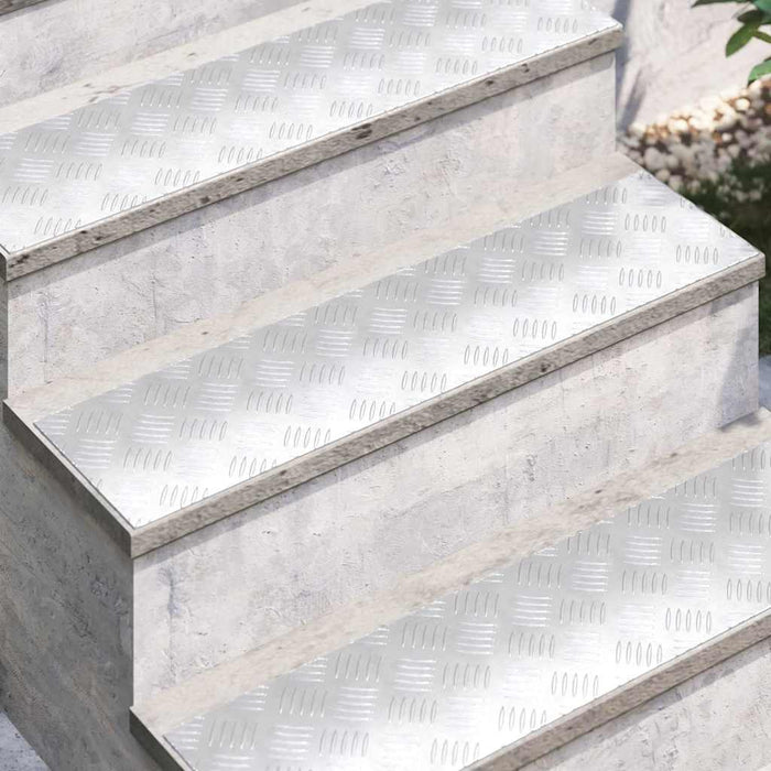 Plăci cu tablouri 2 pcs Argintiu 80 x 20 cm Aluminiu - WALTI WALTI