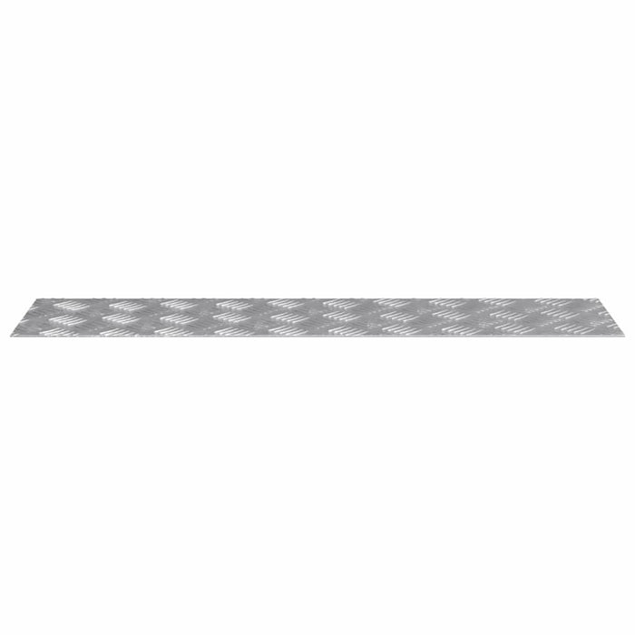 Plăci cu tablouri 2 pcs Argintiu 80 x 20 cm Aluminiu - WALTI WALTI
