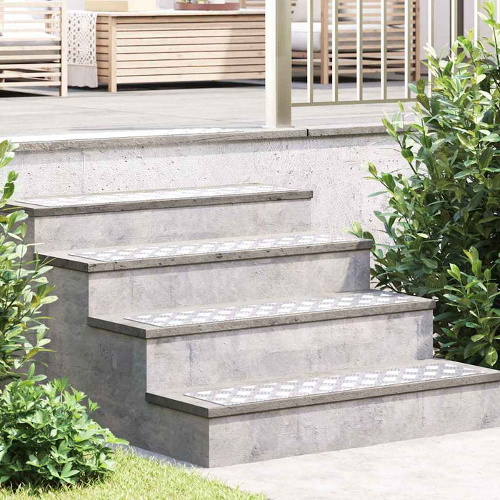 Plăci cu tablouri 2 pcs Argintiu 90 x 20 cm Aluminiu - WALTI WALTI