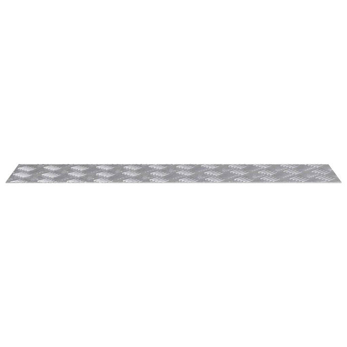 Plăci cu tablouri 2 pcs Argintiu 90 x 20 cm Aluminiu - WALTI WALTI
