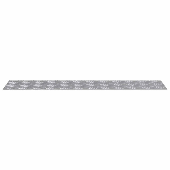Plăci cu tablouri 4 pcs Argintiu 90 x 20 cm Aluminiu - WALTI WALTI