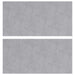 Plăci cu tablouri 2 pcs Argintiu 50 x 25 cm Aluminiu - WALTI WALTI