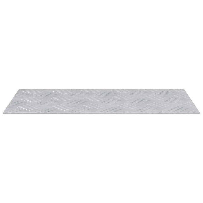 Plăci cu tablouri 4 pcs Argintiu 50 x 25 cm Aluminiu - WALTI WALTI