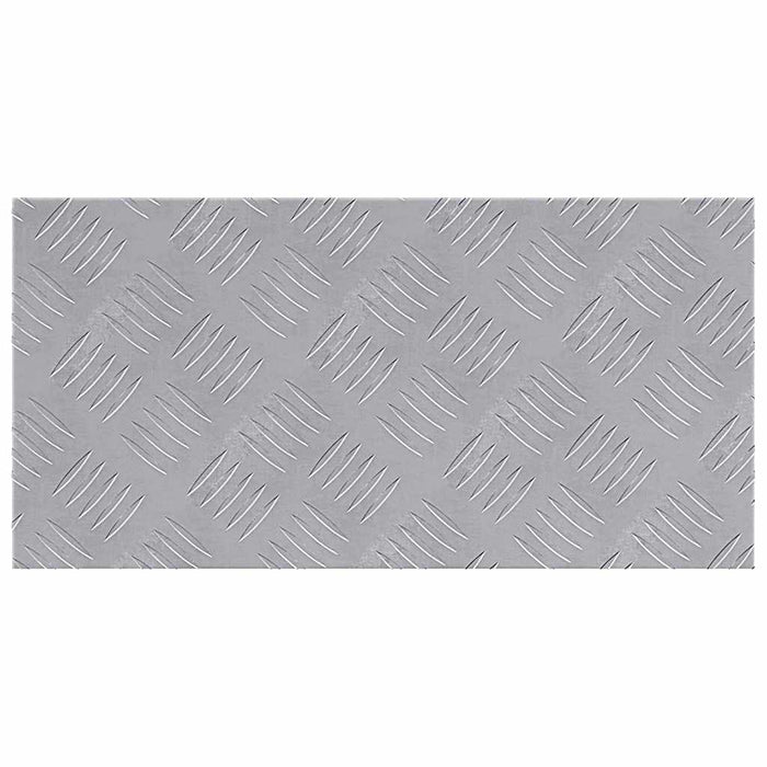 Plăci cu tablouri 4 pcs Argintiu 50 x 25 cm Aluminiu - WALTI WALTI