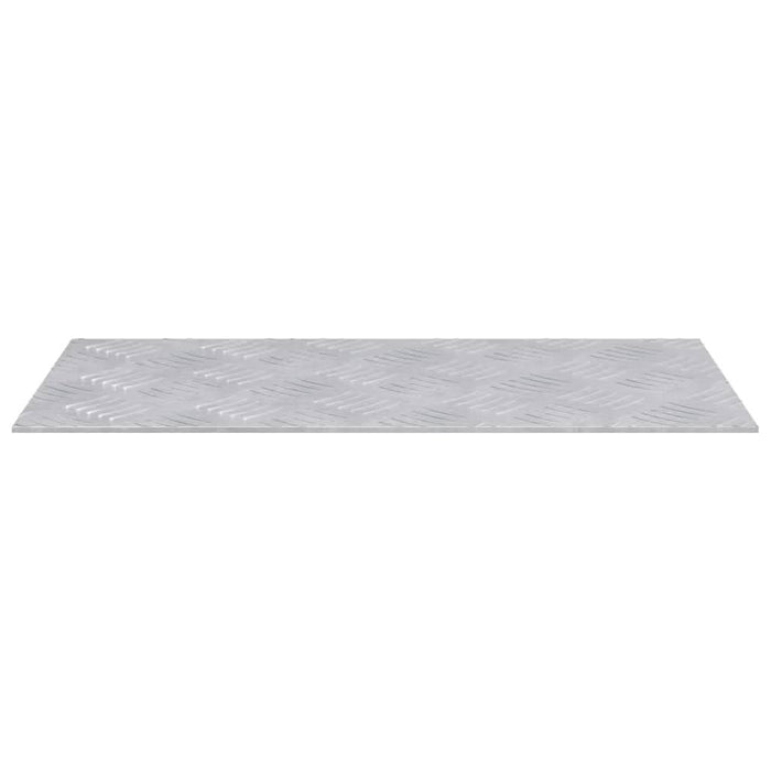 Plăci cu tablouri 2 pcs Argintiu 50 x 25 cm Aluminiu - WALTI WALTI