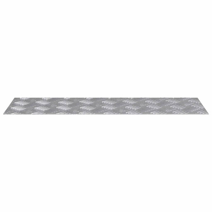 Plăci cu tablouri 4 pcs Argintiu 75 x 25 cm Aluminiu - WALTI WALTI