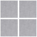 Plăci cu tablouri 4 pcs Argintiu 30 x 30 cm Aluminiu - WALTI WALTI