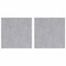 Plăci cu tablouri 2 pcs Argintiu 30 x 30 cm Aluminiu - WALTI WALTI