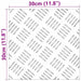 Plăci cu tablouri 2 pcs Argintiu 30 x 30 cm Aluminiu - WALTI WALTI