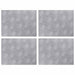 Plăci cu tablouri 4 pcs Argintiu 40 x 30 cm Aluminiu - WALTI WALTI