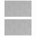 Plăci cu tablouri 2 pcs Argintiu 50 x 30 cm Aluminiu - WALTI WALTI
