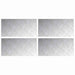 Plăci cu tablouri 4 pcs Argintiu 60 x 30 cm Aluminiu - WALTI WALTI