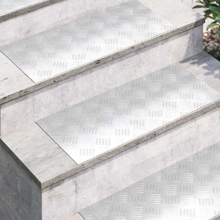 Plăci cu tablouri 2 pcs Argintiu 70 x 30 cm Aluminiu - WALTI WALTI