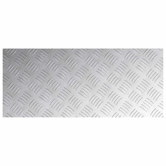 Plăci cu tablouri 2 pcs Argintiu 70 x 30 cm Aluminiu - WALTI WALTI