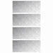 Plăci cu tablouri 4 pcs Argintiu 70 x 30 cm Aluminiu - WALTI WALTI