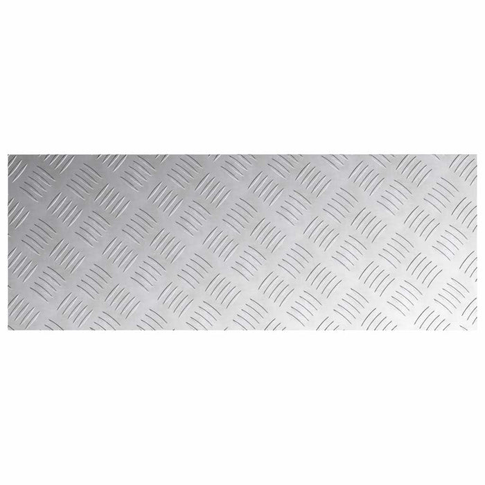 Plăci cu tablouri 4 pcs Argintiu 80 x 30 cm Aluminiu - WALTI WALTI