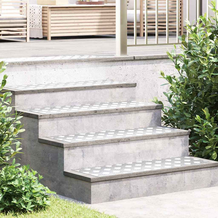Plăci cu tablouri 2 pcs Argintiu 90 x 30 cm Aluminiu - WALTI WALTI