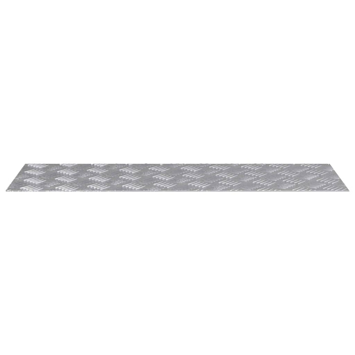 Plăci cu tablouri 2 pcs Argintiu 90 x 30 cm Aluminiu - WALTI WALTI