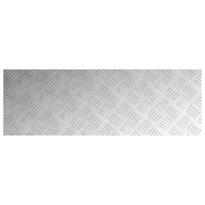 Plăci cu tablouri 2 pcs Argintiu 90 x 30 cm Aluminiu - WALTI WALTI