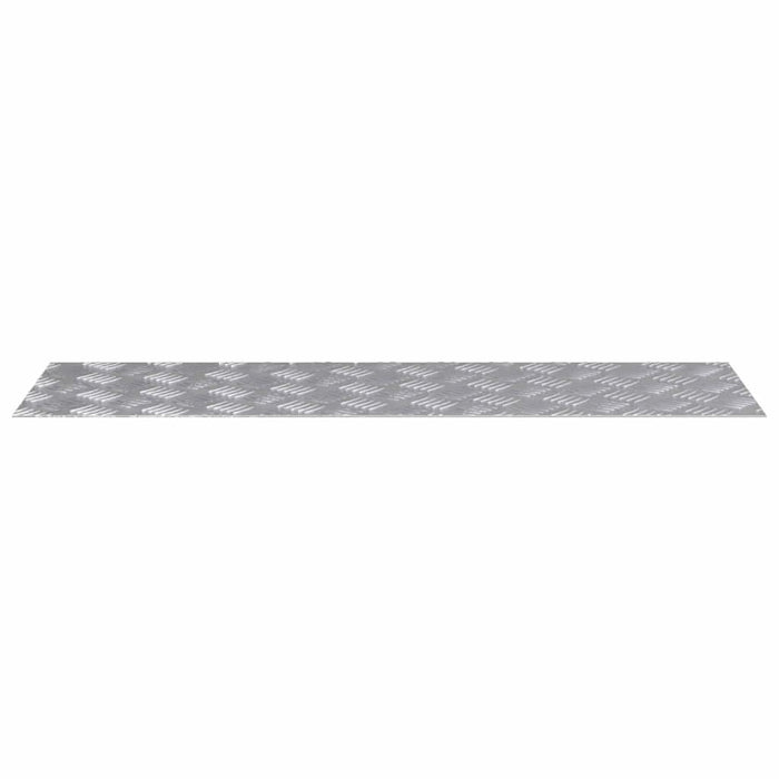 Plăci cu tablouri 4 pcs Argintiu 100 x 30 cm Aluminiu - WALTI WALTI