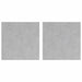 Plăci cu tablouri 2 pcs Argintiu 40 x 40 cm Aluminiu - WALTI WALTI
