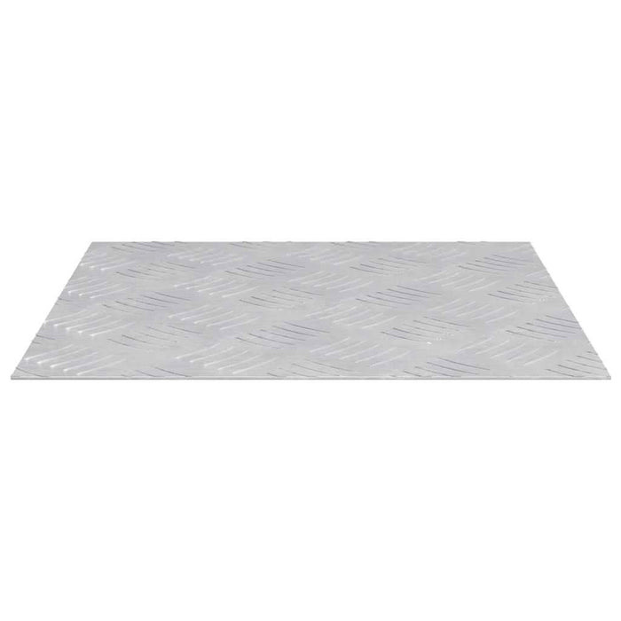 Plăci cu tablouri 4 pcs Argintiu 40 x 40 cm Aluminiu - WALTI WALTI