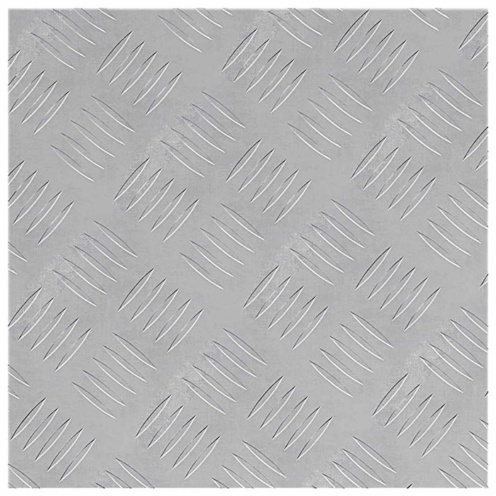 Plăci cu tablouri 4 pcs Argintiu 40 x 40 cm Aluminiu - WALTI WALTI