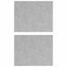 Plăci cu tablouri 2 pcs Argintiu 50 x 40 cm Aluminiu - WALTI WALTI