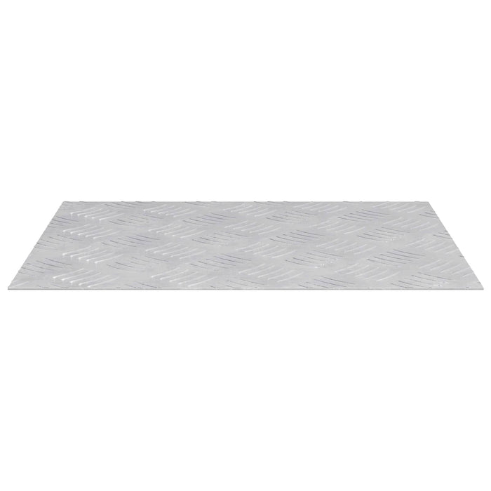 Plăci cu tablouri 4 pcs Argintiu 50 x 40 cm Aluminiu - WALTI WALTI