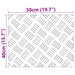 Plăci cu tablouri 2 pcs Argintiu 50 x 40 cm Aluminiu - WALTI WALTI
