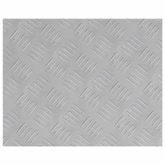 Plăci cu tablouri 2 pcs Argintiu 50 x 40 cm Aluminiu - WALTI WALTI