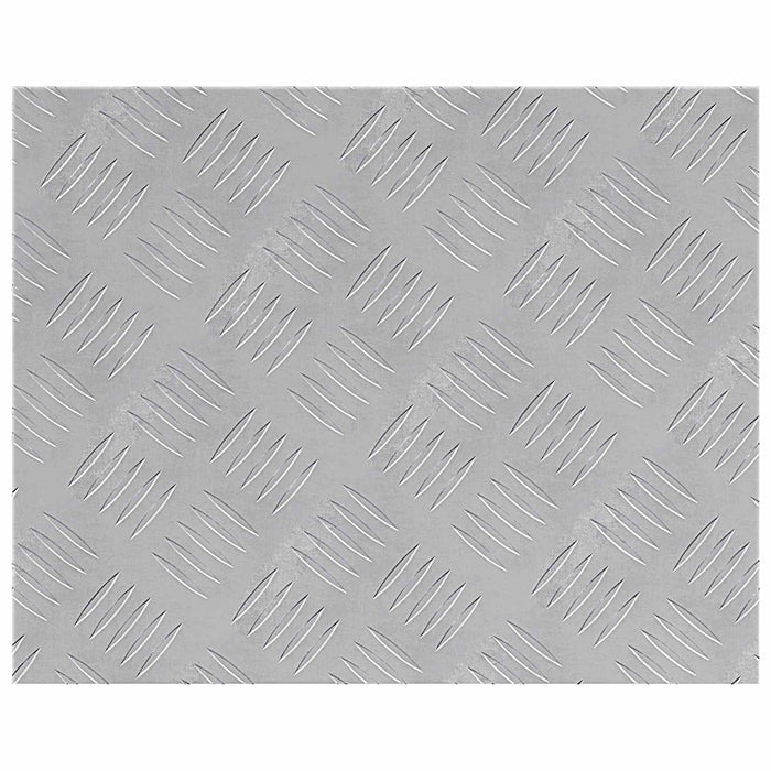 Plăci cu tablouri 2 pcs Argintiu 50 x 40 cm Aluminiu - WALTI WALTI