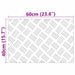 Plăci cu tablouri 4 pcs Argintiu 60 x 40 cm Aluminiu - WALTI WALTI