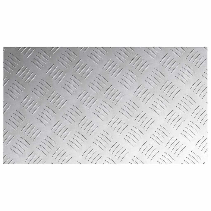 Plăci cu tablouri 2 pcs Argintiu 70 x 40 cm Aluminiu - WALTI WALTI