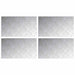 Plăci cu tablouri 4 pcs Argintiu 70 x 40 cm Aluminiu - WALTI WALTI