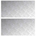 Plăci cu tablouri 2 pcs Argintiu 80 x 40 cm Aluminiu - WALTI WALTI